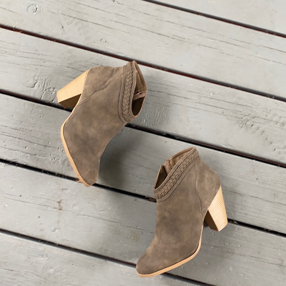 Charlotte Russe suede booties